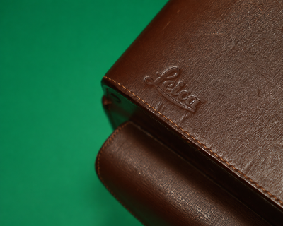 Vintage Leitz Wetzlar Leica leather combination case