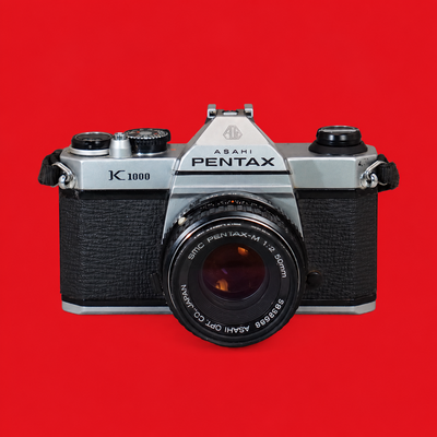Asahi Pentax K1000, SLR with 50mm f/2 Lens